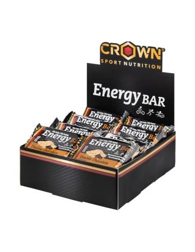 Energy Bar Doble Choc 12 X 60 G de Crown Sport Nutrition