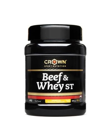 Beef & Whey  Vanilla 486 G(18 Porciones) de Crown Sport Nutrition