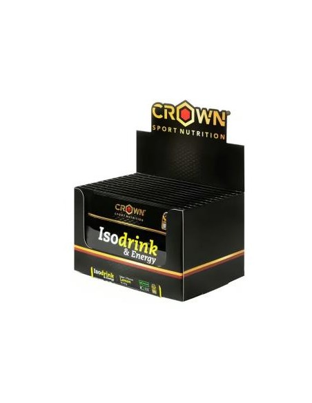 Isodrink & Energy Monodosis Limon 12 X 32 G de Crown Sport Nutrition