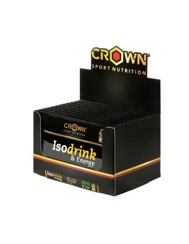 Isodrink & Energy Monodosis Naranja 12 X 32 G de Crown Sport Nutrition
