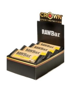 Raw Bar Platano 12 X 50 G de Crown Sport Nutrition