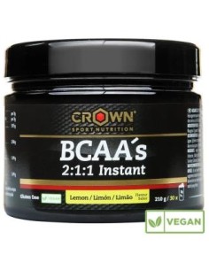 Bcaas Instant Limon 210 G (30 Porciones) de Crown Sport Nutrition