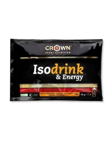 Isodrink & Energy Monodosis Naranja 32 G de Crown Sport Nutrition