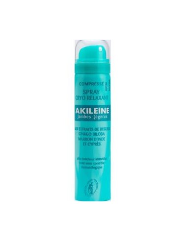 Spray Cryo Relajante Piernas Ligeras 75 Ml de Akileine
