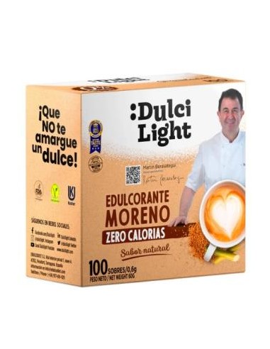 Edulcorante Moreno Azucar Zero 100 Sbrs de Dulcilight