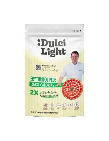 Erythritol Plus 1:2 Doypack De 1 Kg de Dulcilight
