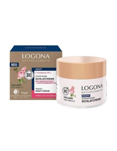 Crema De Noche Reafirmante Rosas-Semillas De Manzana 50 Ml B de Logona