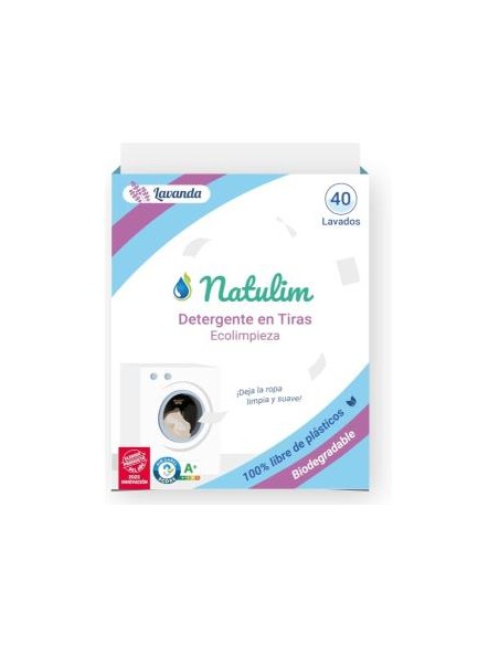 Detergente Lavanda Eco Tiras 40 Tiras de Natulim