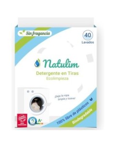 Detergente Natural Eco Tiras 40 Tiras de Natulim