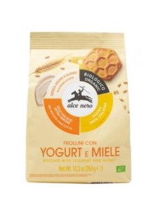 Galletas Trigo Con Yogurt-Miel 350Gr Bio de Alce Nero