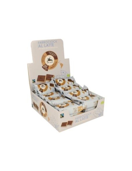 Galletas Espelta Chocolate Con Leche 24Uds de Alce Nero