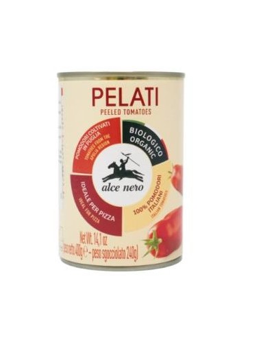 Tomates Pelados Lata 400 Gr Bio de Alce Nero