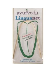 Linguanet De Acero Bambu de Ayurveda Autentico