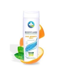 Bodycann Feel Sporty 3 En 1 Gel Champu Cañamo 250 Ml Vegan de Annabis