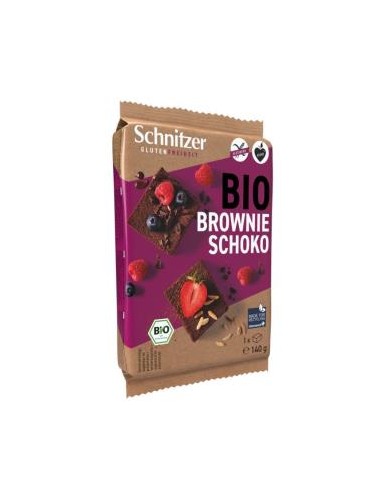 Brownie Chocolate Negro 140 Gr Sg de Schnitzer
