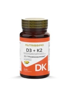 D3 K2 2000Ui Pharmaquinone K2-T 120 Cap de Nutrissimo