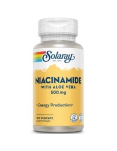 Niacinamide Con Aloe Vera 500 Mg 100 Vcaps. de Solaray