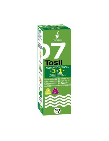 Tosil+Aceite Esencial Menta Mezcla Evolucionada 50 Ml de Novadiet