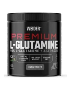 Weider Premium L-Glutamina+Astragin Neutra 400 Gr de Weider