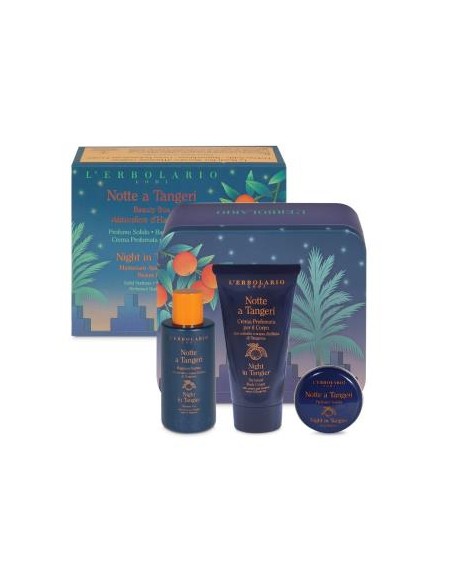 Noche En Tanger Caja Metalica Atmosfera Hammam(Gel 50Ml+ Cre de L´Erbolario