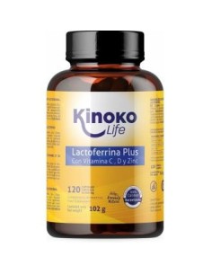 Lactoferrina Plus (500Mg Vitc,Zinc Y Vit D3 2000Iu) 120 Cap. de Kinoko Life