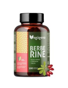 Berberina Hcl Con Cromo Inulina Pimienta Negra 180 Cap. de Vegageno