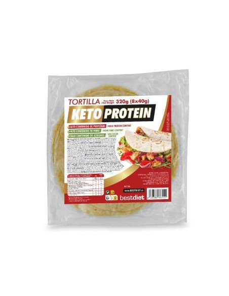 Tortillas Mexicanas Protein 8 Udsx40 Gr de Keto Protein