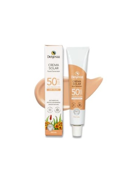 Crema Facial Solar Spf 50 Con Color Bio 30Ml de Dehesia
