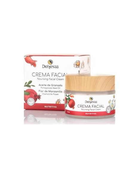 Crema Facial Nutritiva Bio Granada-Manzanilla 50Ml de Dehesia