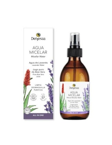 Agua Micelar Bio All In One Lavanda-Aloe 250Ml de Dehesia