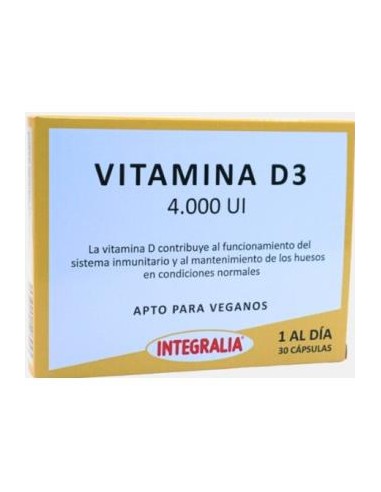 Vitamina D3 4000 Ui 30 Cp. de Integralia