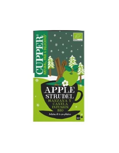 Apple Strudel Hibisco Infusion 20Bolsi Bio Sg Vegan de Cupper