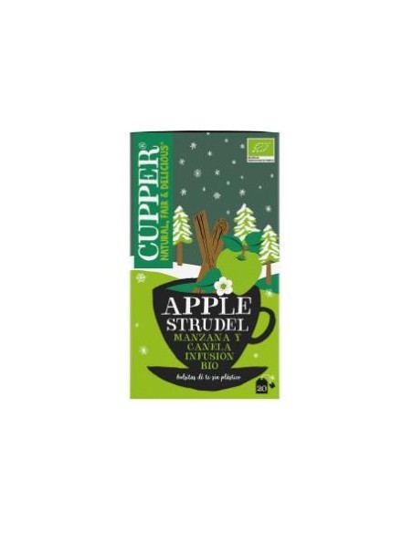 Apple Strudel Hibisco Infusion 20Bolsi Bio Sg Vegan de Cupper
