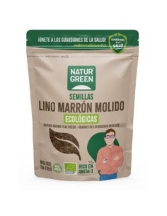 Lino Marron Molido Bio 150 G de Naturgreen