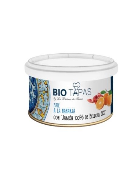 Pate Bio Naranja - Jamon Bellota 100%. Lata 100Gr. de Bio Tapas