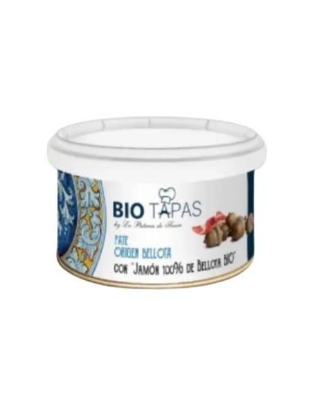 Pate Bio Origen Bellota 100%. Lata 100Gr. de Bio Tapas
