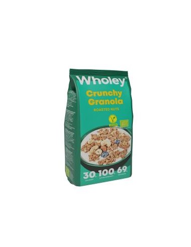 Wholey Granola Frutos Secos Tostados 300 Gr Bio Vegan de Wholey