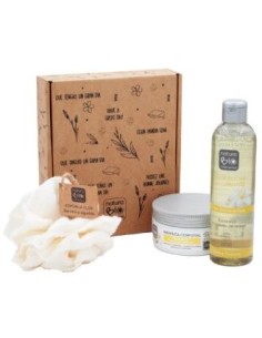 Cuidado Corporal Nutritivo Flor Tiare Caja Regalo de Naturabio Cosmetics