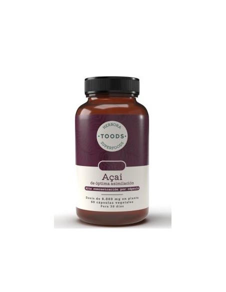 Toods Superfoods Açai 60 Capsulas de Herbora