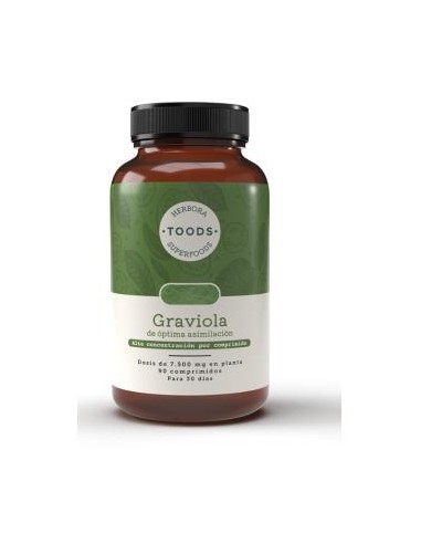 Toods Superfoods Graviola 90 Comprimidos de Herbora