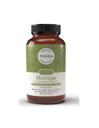 Toods Superfoods Moringa 60 Capsulas de Herbora