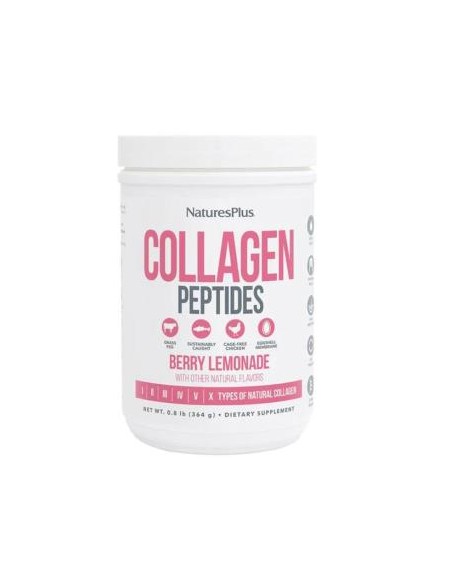Collagen Peptides Berry Lemonade 322 G de Natures Plus