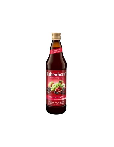 11 Plus 11 Zumo Multifrutas Rojo 750Ml de Rabenhorst