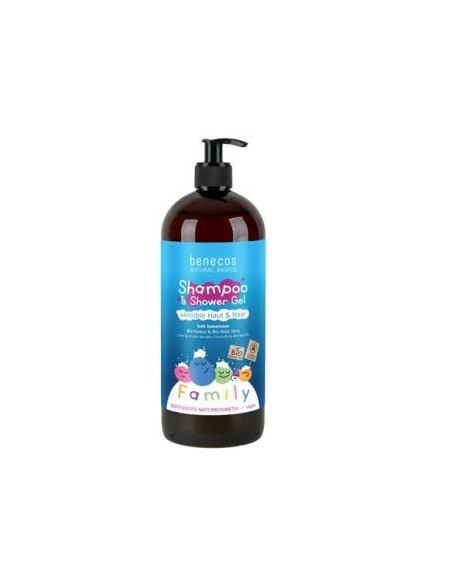 Champu-Gel Familiar Soft Sweetness Coco-Aloe 950 Ml. de Benecos
