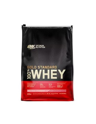 On 100% Whey Gold Standard Delicious Fresa 4530Gr de Optimum Nutrition