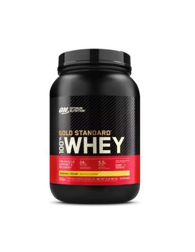 On 100% Whey Gold Standard Banana Cream 900Gr de Optimum Nutrition