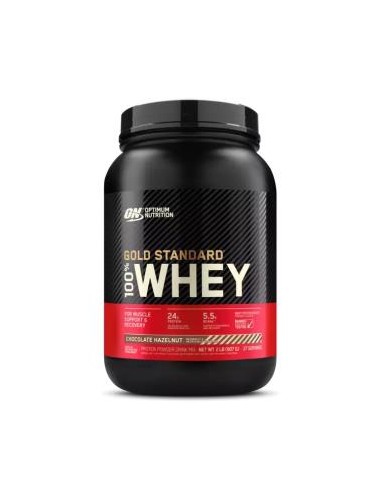 On 100% Whey Gold Standard Chocolate Hazelnut 900G de Optimum Nutrition
