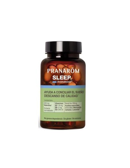 Aromaboost Sleep 60 Cap.  Bio de Pranarom P.Acabado