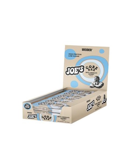 Joe´S Core Bar Chocolate Blanco-Coco 12X45Gr. de Weider