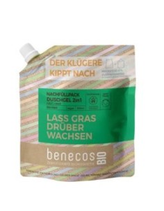 Gel De Baño 2En 1 Cañamo Recarga 500Ml  Bio Vegano de Benecos